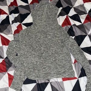 Hooded long sleeve shirt